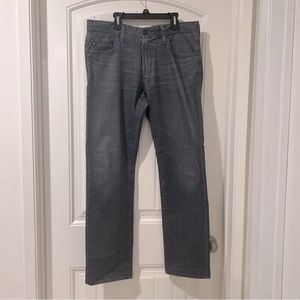 Adriano Goldschmied AG The Matchbox Slim Straight Jeans Mens 32x34 Gray